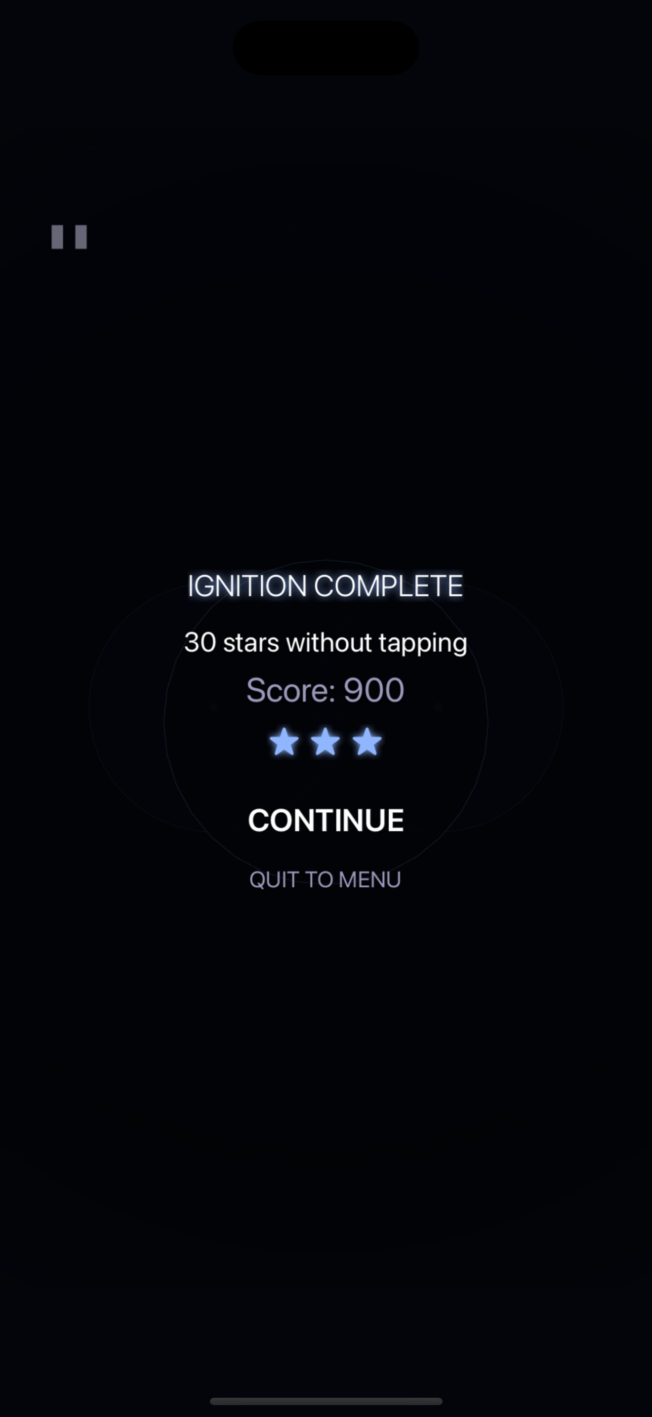 FUSE ignition complete result screen